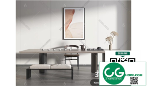 Tea Room 102 3D Model